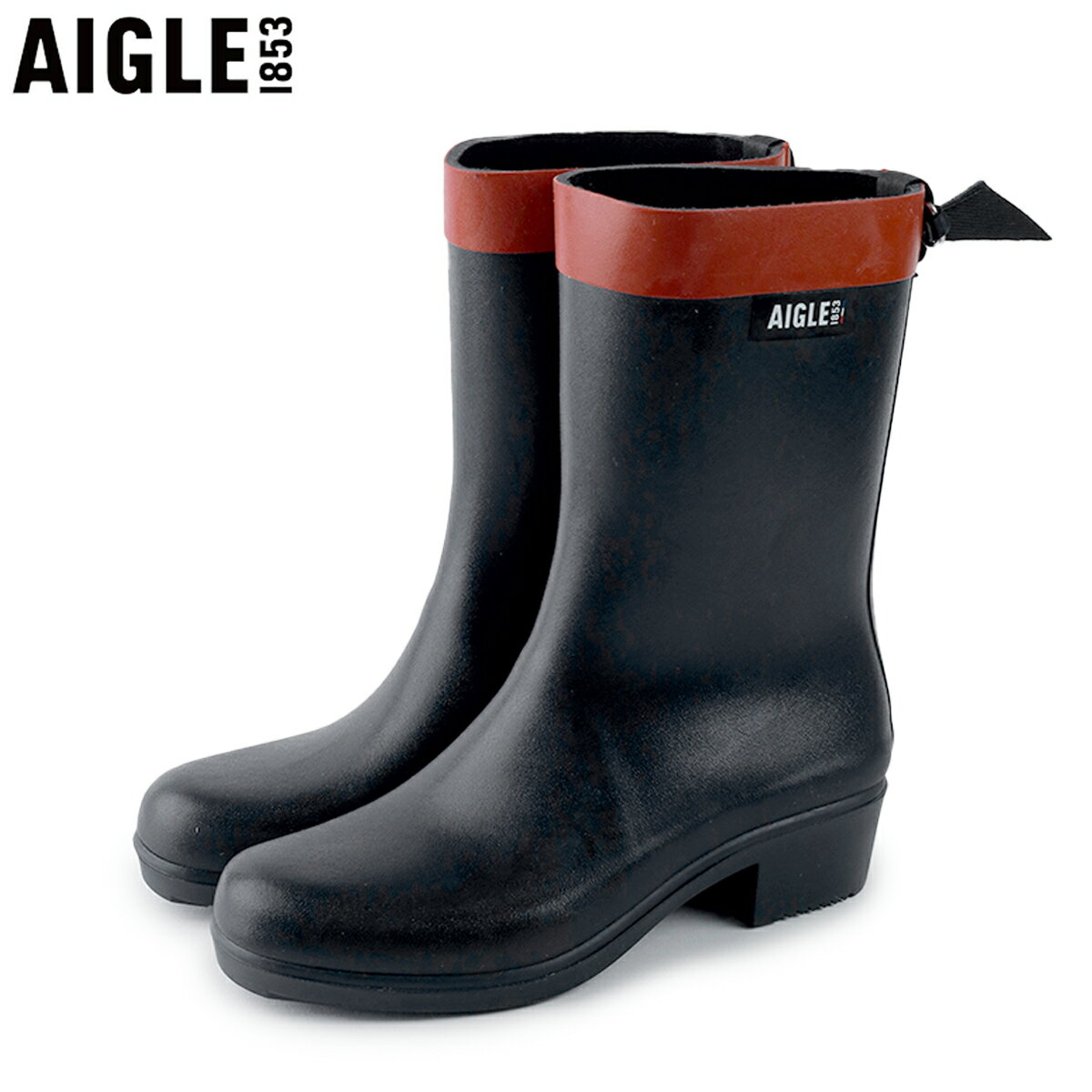 エーグル レインブーツ 15時迄のご注文で即日発送可 AIGLE MYRICA MID エーグル ミリカ ミッド ラバーブーツ レディース ブーツ MARINE ネイビー ZZFNB67-002