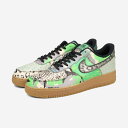 NIKE AIR FORCE 1 '07 QS 【CITY OF DREAMS】 ナイキ エア フォース 1 '07 QS BLACK/BLACK/GREEN SPARK ct8441-002