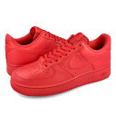 15時迄のご注文で即日発送可 NIKE AIR FORCE 1 039 07 LV8 1 ナイキ エア フォース 1 07 LV8 1 UNIVERSITY RED/UNIVERSITY RED cw6999-600