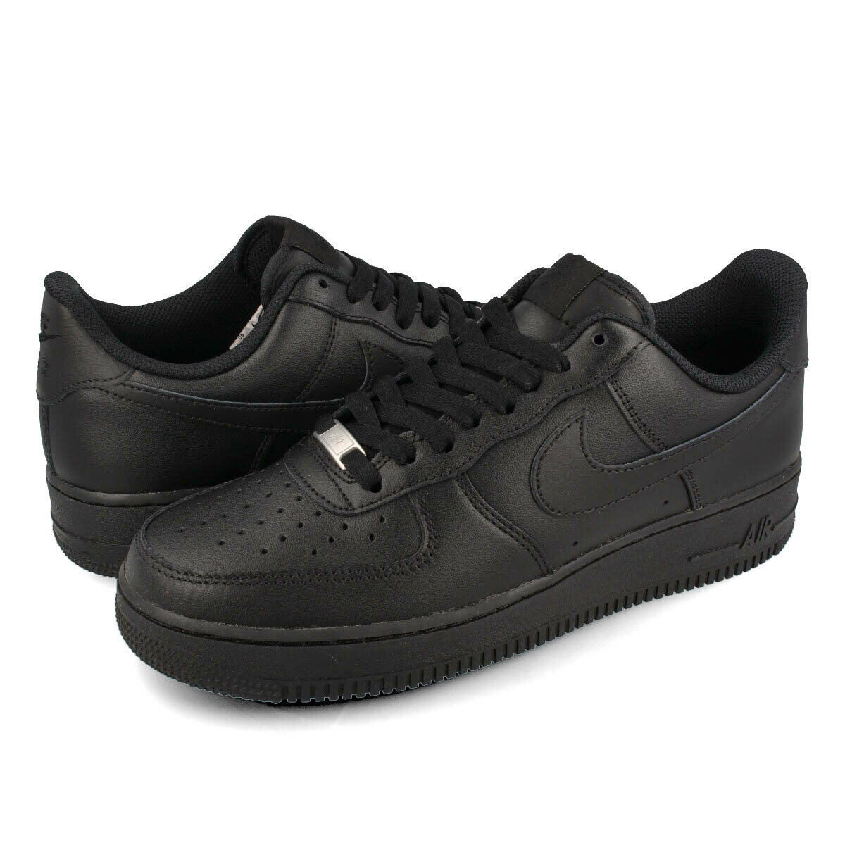 15時迄のご注文で即日発送可 NIKE AIR FORCE 1 039 07 ナイキ エア フォース 1 039 07 ナイキスニーカー ローカット BLACK/BLACK ブラック 黒 定番モデル CW2288-001