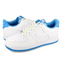 15時迄のご注文で即日発送可 NIKE AIR FORCE 1 ’07 ナイキ エア フォース 1 07 WHITE/UNIVERSITY BLUE dr9867-101