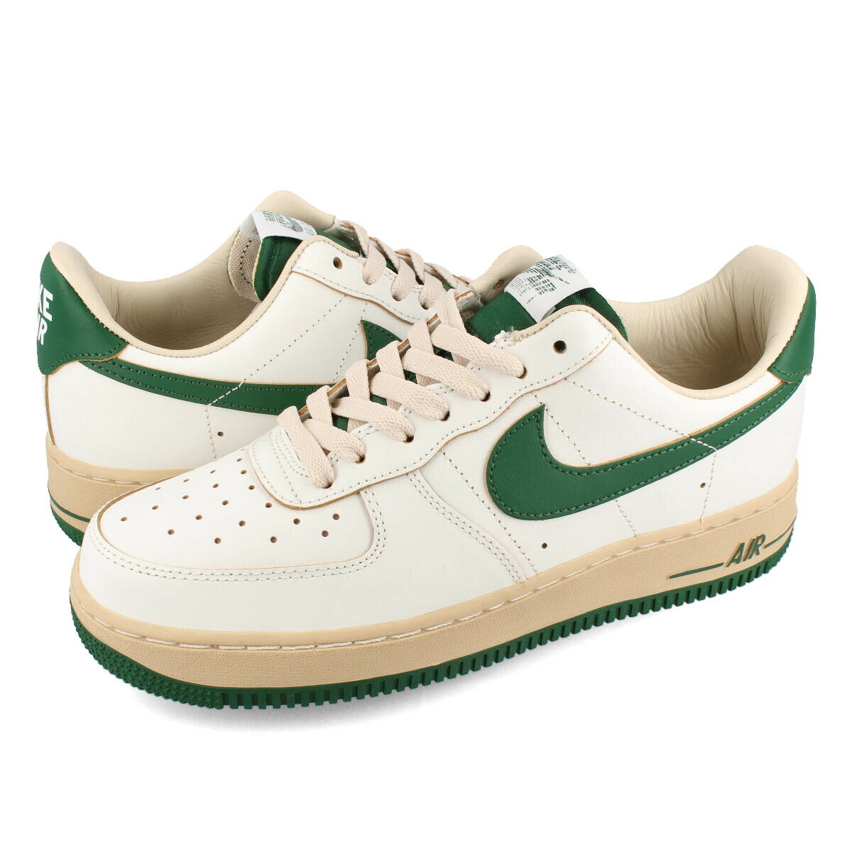 15時迄のご注文で即日発送可 NIKE WMNS AIR FORCE 1 '07  ナイキ ウィメンズ エアフォース 1 07 メンズ スニーカー ローカット SAIL/GORGE GREEN/SESAME セイル ホワイト グリーン DZ4764-133