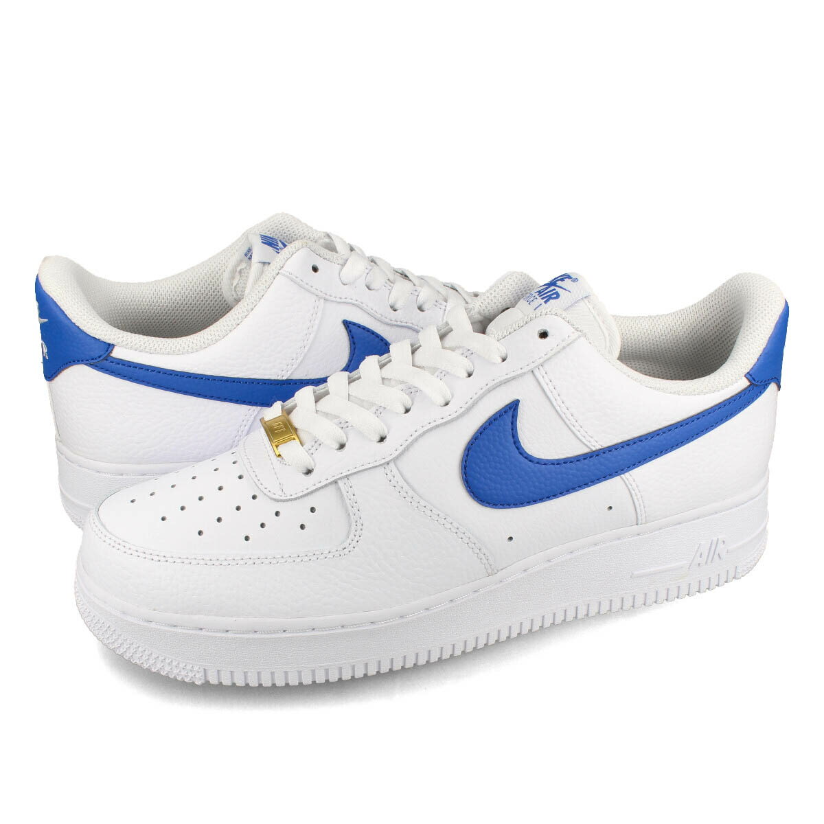 15時迄のご注文で即日発送可 NIKE AIR FORCE 1 07 ナイキ エア フォース 1 07 メンズ ローカット WHITE/GAME ROYAL/WHITE ホワイト ブルー 白 青 dm2845-100