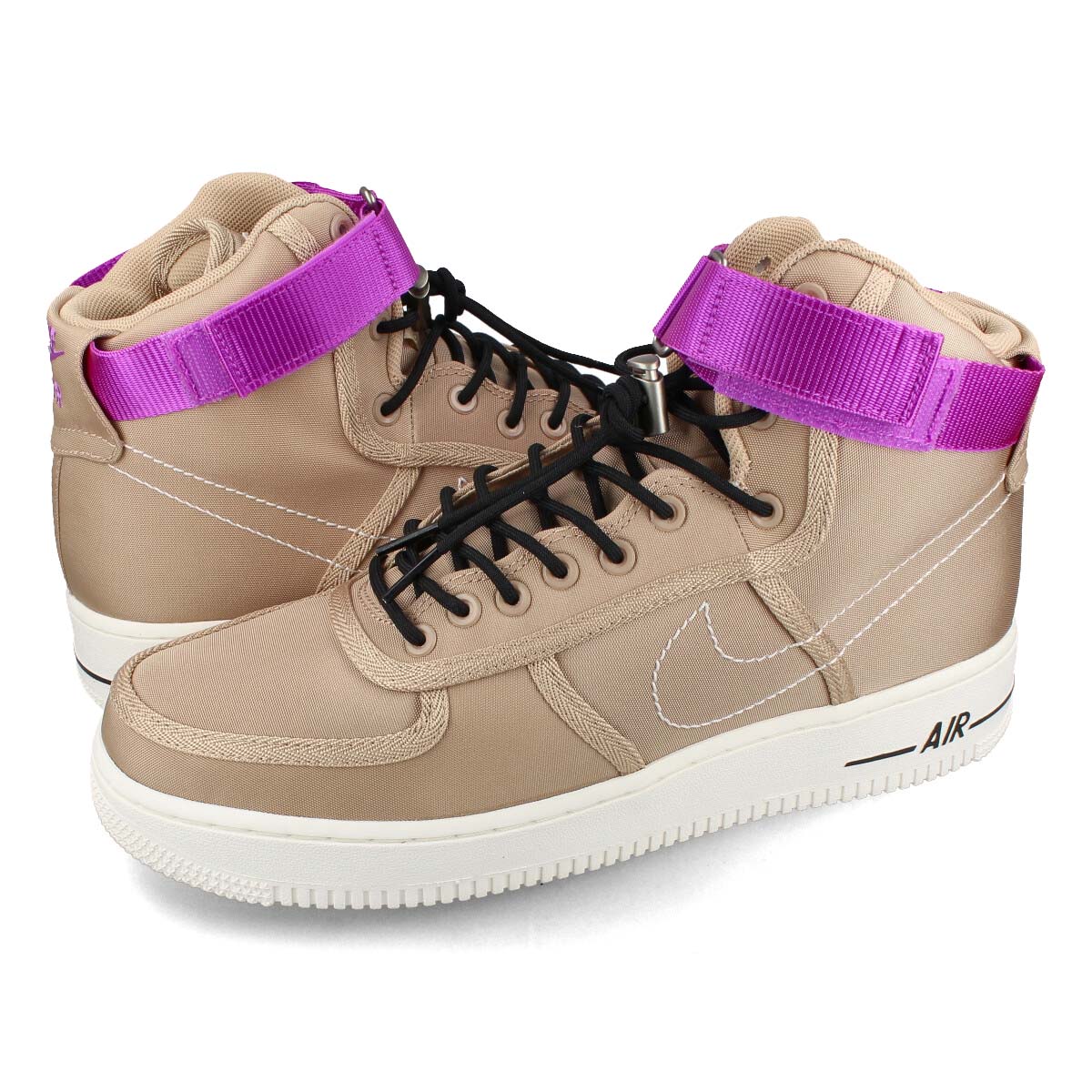 楽天SELECT SHOP LOWTEX15時迄のご注文で即日発送可 NIKE AIR FORCE 1 HIGH '07 LV8 ナイキ エア フォース 1 ハイ '07 LV8 メンズ ハイカット HEMP/FUCHSIA DREAM/BLACK/CITRON PULSE/SAIL ブラウン dv0790-200