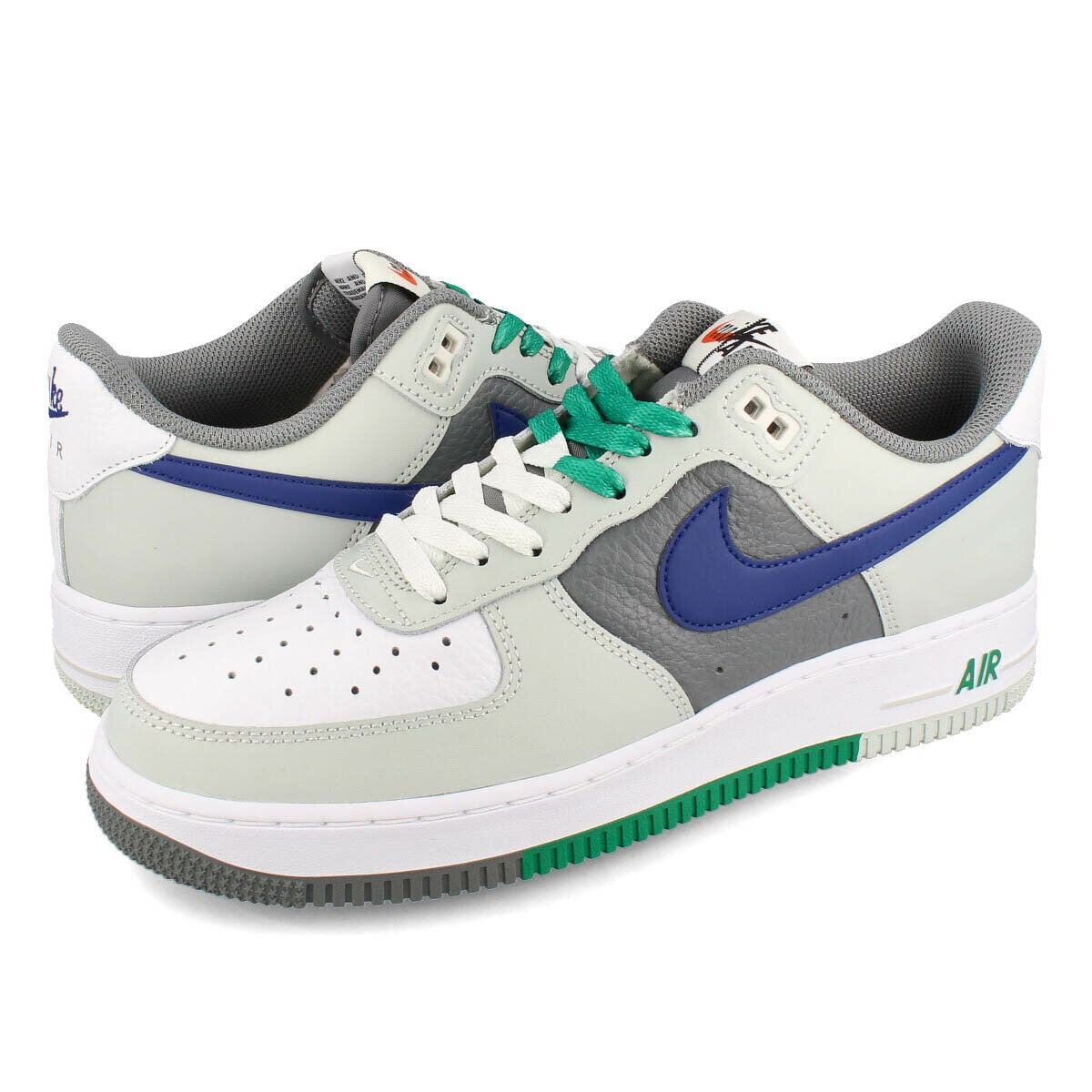 15時迄のご注文で即日発送可 NIKE AIR FORCE 1 039 07 LV8 ナイキ エア フォース 1 039 07 LV8 メンズ スニーカー ローカット LIGHT SILVER/WHITE/SMOKE GRAY/DEEP ROYAL BLUE ホワイト FD2592-001