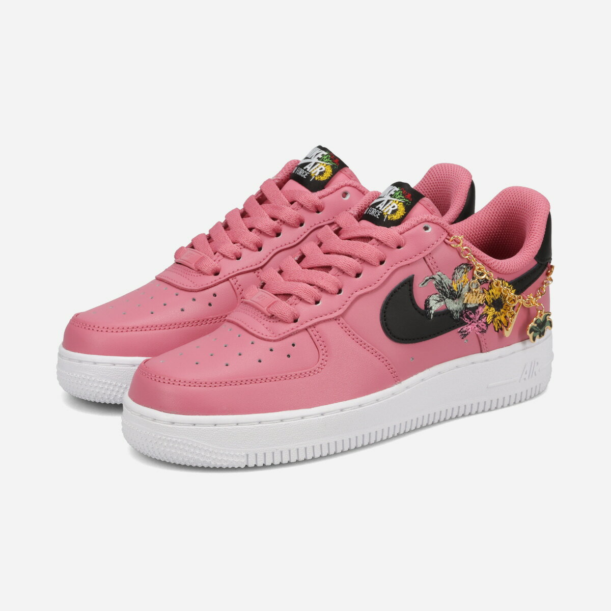 Rakuten - NIKE WMNS AIR FORCE 1 '07 PREMIUM ナイキ ウィメンズ エア フォース 1 '07 プレミアム レディース スニーカー ローカット PEONY/METALLIC GOLD/WHITE/BLACK ピンク IB6644-600