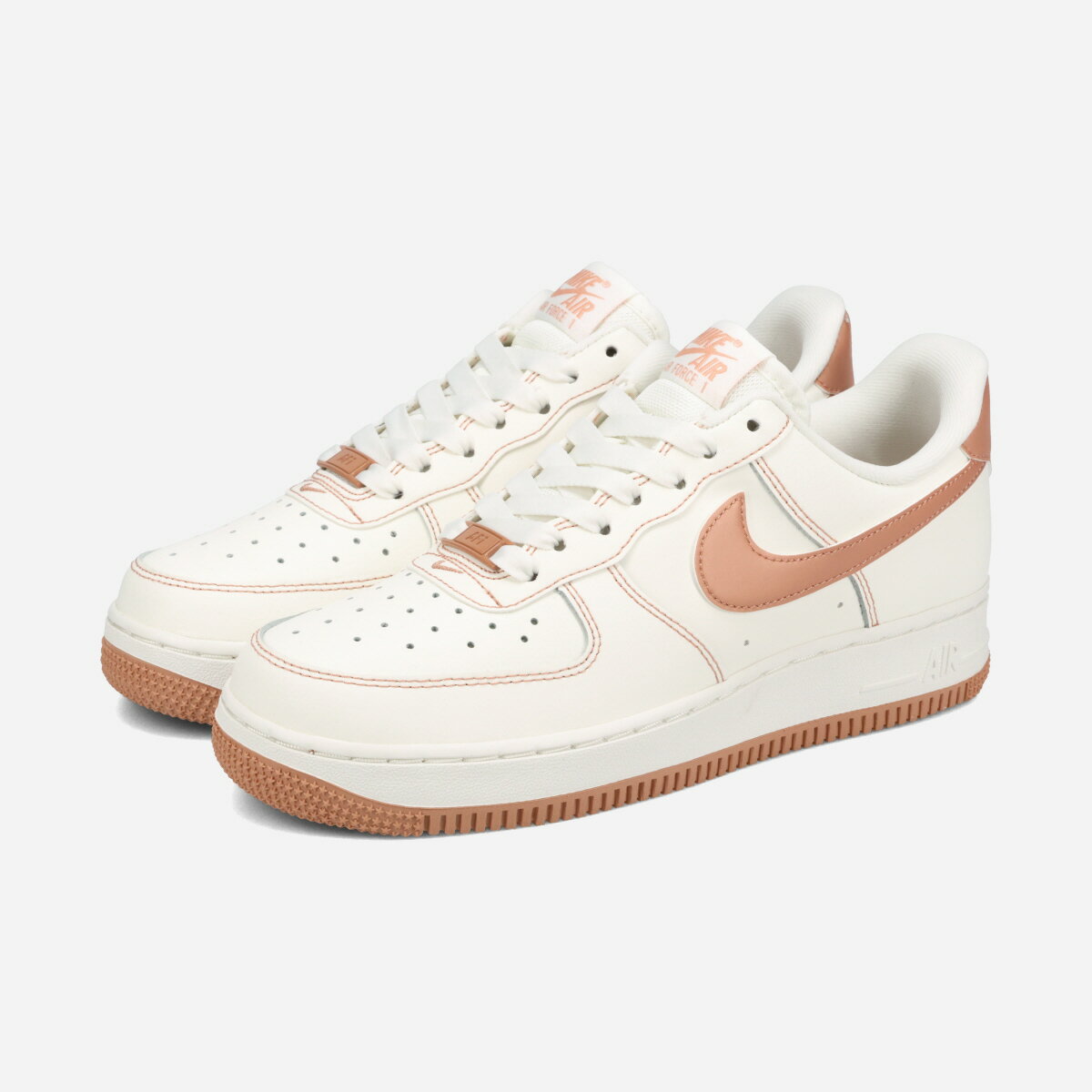 Rakuten - NIKE WMNS AIR FORCE 1 '07 ナイキ ウィメンズ エア フォース 1 '07 レディース スニーカー ローカット SAIL/ROSE GOLD ベージュ IQ9428-133
