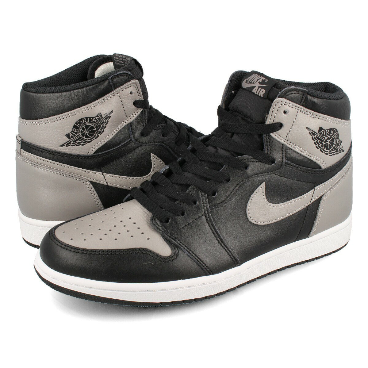 15時までのご注文で即日発送 NIKE AIR JORDAN 1 RETRO HIGH OG  ナイキ エア ジョーダン 1 レトロ ハイ OG BLACK/MEDIUM GREY/WHITE 555088-013