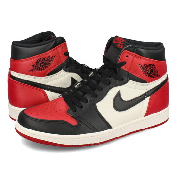 【ビッグ・スモールサイズ】 NIKE AIR JORDAN 1 RETRO HIGH OG 【BRED TOE】【つま赤】 ナイキ エア ジョーダン 1 レトロ ハイ OG RED/BLACK/WHITE 555088-610