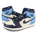 楽天SELECT SHOP LOWTEX15時迄のご注文で即日発送可 NIKE AIR JORDAN 1 RETRO HIGH OG ナイキ エア ジョーダン 1 レトロ ハイ OG SAIL/OBSIDIAN/UNIVERSITY BLUE 555088-140