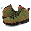 15時迄のご注文で即日発送可 NIKE AIR JORDAN 9 RETRO NRG ナイキ エア ジョーダン9 レトロ NRG メンズ スニーカー ミッドカット MILITARY BROWN/LEGION GREEN ブラウン AR4491-200