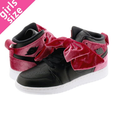 NIKE AIR JORDAN 1 MID BOW GS ナイキ エア ジョーダン 1 ミッド ボウ GS BLACK/NOBLE RED ck5678-006