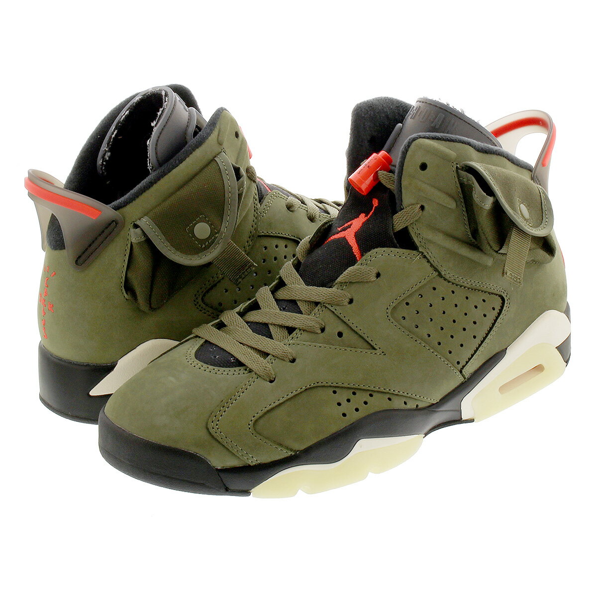 15時迄のご注文で即日発送可 NIKE AIR JORDAN 6 RETRO SP  ナイキ エア ジョーダン 6 レトロ SP MEDIUM OLIVE/INFRARED/BLACK cn1084-200