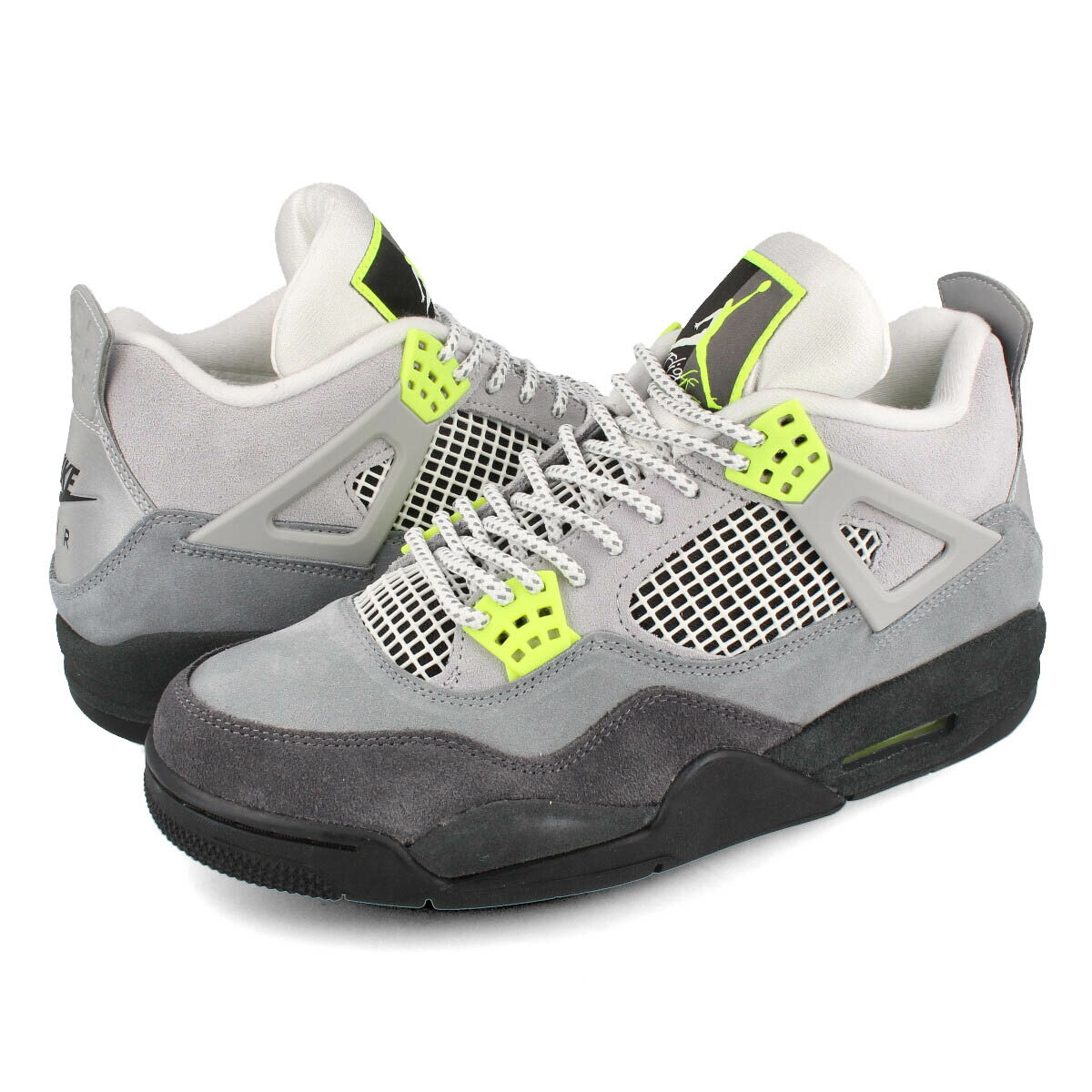15時までのご注文で即日発送 NIKE AIR JORDAN 4 RETRO SE 【‘95 NEON】 ナイキ エア ジョーダン 4 レトロ SE COOL GREY/VOLT ct5342-007のサムネイル