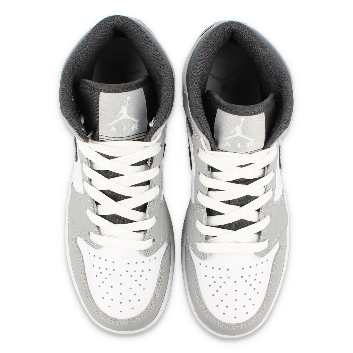 NIKE AIR JORDAN 1 MID GS ナイキ エア ジョーダン 1 ミッド GS LIGHT SMOKE GREY/WHITE/ANTHRACITE 554725-078