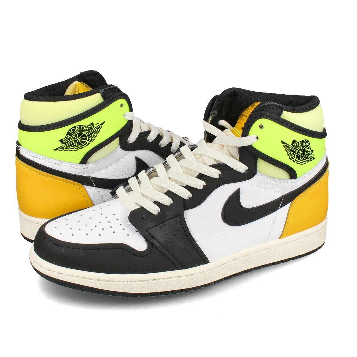 15時迄のご注文で即日発送可 NIKE AIR JORDAN 1 RETRO HIGH OG ナイキ エア ジョーダン 1 レトロ ハイ OG WHITE/VOLT/UNIVERSITY GOLD 555088-118