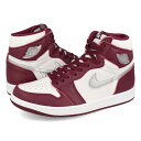 15̂ő NIKE AIR JORDAN 1 RETRO HIGH OG iCL GA W[_ 1 g nC OG BORDEAUX/WHITE/METALLIC SILVER 555088-611