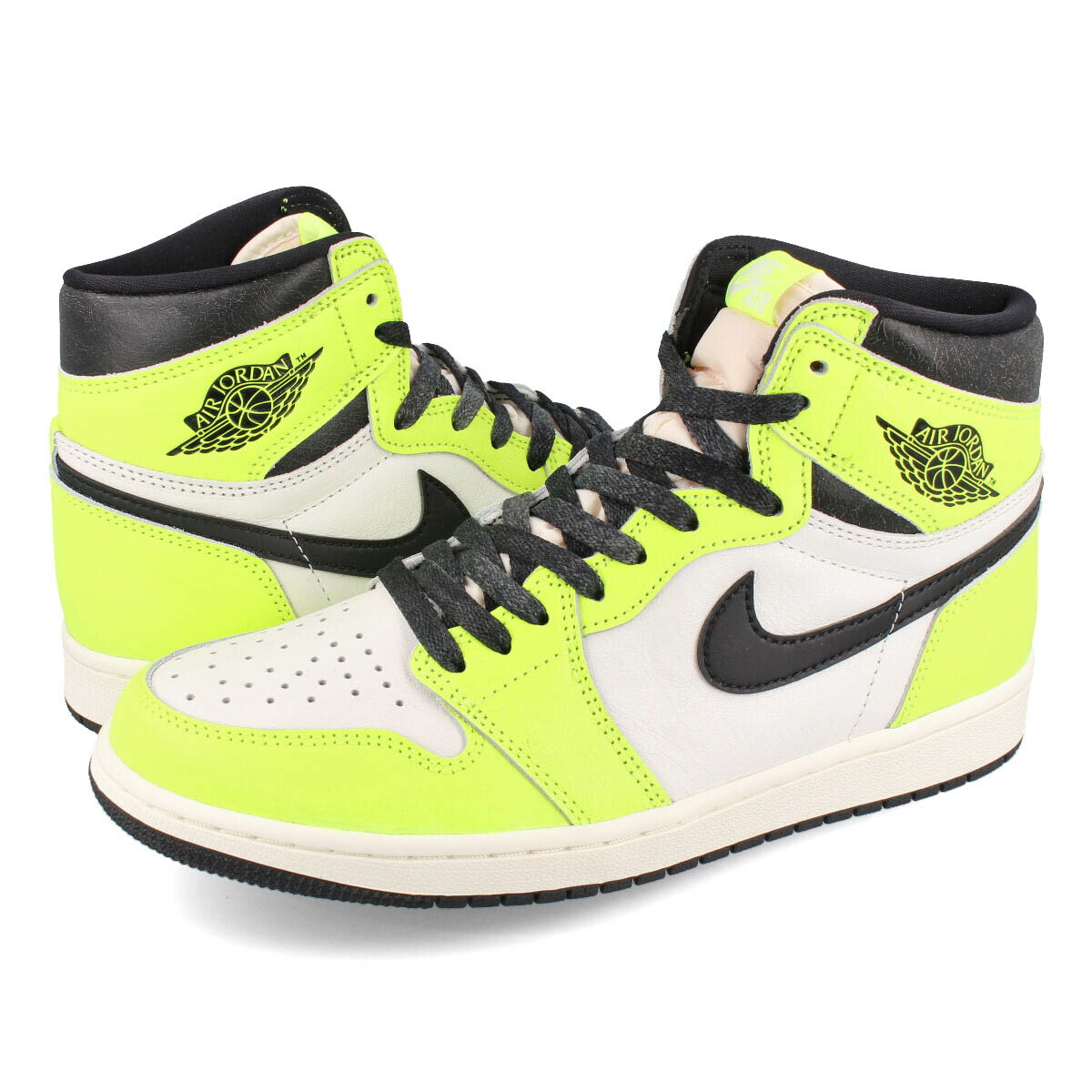 楽天SELECT SHOP LOWTEX15時迄のご注文で即日発送可 NIKE AIR JORDAN 1 RETRO HIGH OG ナイキ エア ジョーダン 1 レトロ ハイ OG VOLT/BLACK/SAIL 555088-702