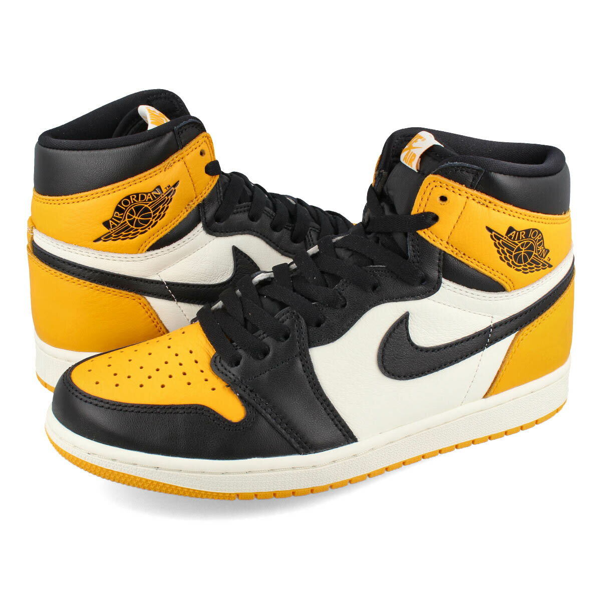 15時迄のご注文で即日発送可 NIKE AIR JORDAN 1 RETRO HIGH OG 【YELLOW TOE】 ナイキ エア ジョーダン 1 レトロ ハイ OG BLACK/TAXI/WHITE 555088-711