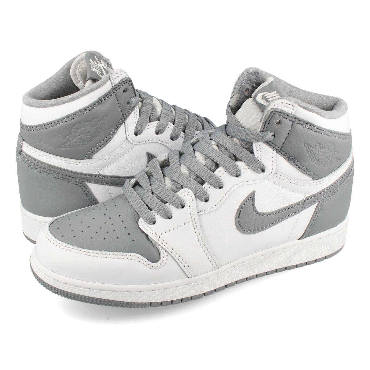 15Τʸ¨ȯ NIKE AIR JORDAN 1 RETRO HIGH OG GS ʥ  硼 1 ȥ ϥ OG GS STEALTH/WHITE 575441-037