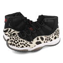 15時までのご注文で即日発送 NIKE WMNS AIR JORDAN 11 RETRO 【ANIMAL】 ナイキ ウィメンズ エア ジョーダン 11 レトロ BLACK/GYM RED/SAIL/WHITE ar0715-010