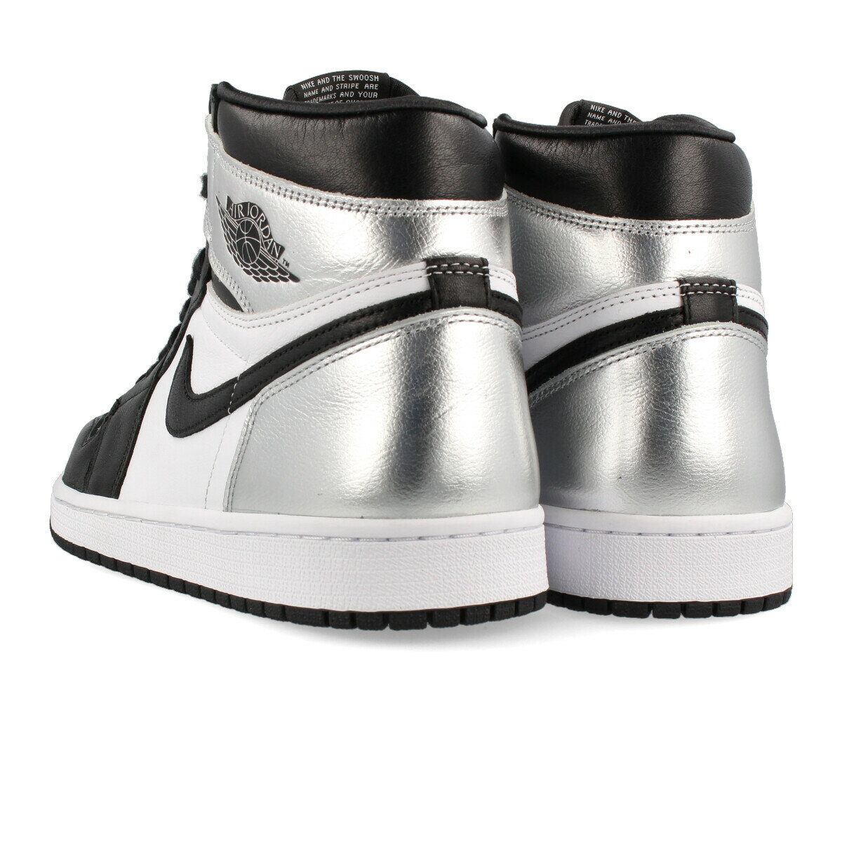 NIKE WMNS AIR JORDAN 1 RETRO HIGH OG 【SILVER TOE】 ナイキ ウィメンズ エア ジョーダン 1 レトロ ハイ OG BLACK/BLACK/METALLIC SILVER cd0461-001