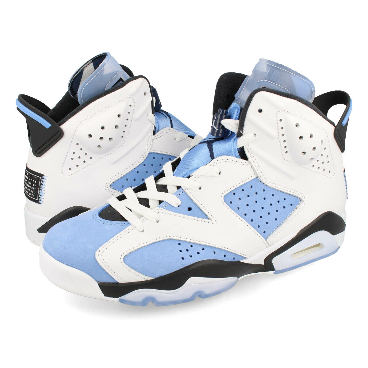 NIKE AIR JORDAN 6 RETRO 【UNC】 ナイキ エア ジョーダン 6 レトロ UNIVERSITY BLUE/WHITE/COLLEGE NAVY/BLACK ct8529-410