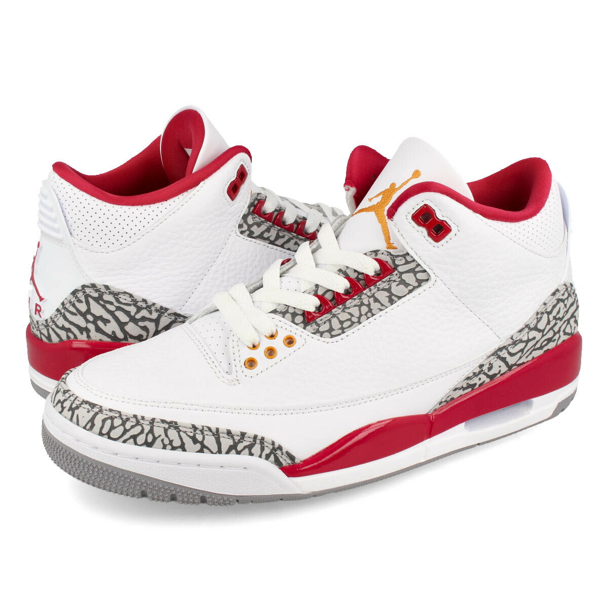 15時迄のご注文で即日発送可 NIKE AIR JORDAN 3 RETRO 【CARDINAL】 ナイキ エア ジョーダン 3 レトロ WHITE/BRONZE/CARDINAL RED/CEMENT GREY ct8532-126