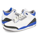 15時迄のご注文で即日発送可 NIKE AIR JORDAN 3 RETRO ナイキ エア ジョーダン 3 レトロ WHITE/BLACK/CEMENT GREY/RACER BLUE ct8532-145