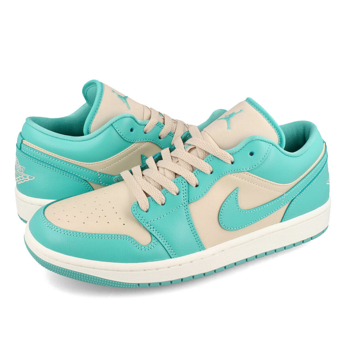 楽天SELECT SHOP LOWTEX15時迄のご注文で即日発送可 NIKE WMNS AIR JORDAN 1 LOW ナイキ ウィメンズ エア ジョーダン 1 ロー SANDDRIFT/WASHED TEAL/SAIL dc0774-131