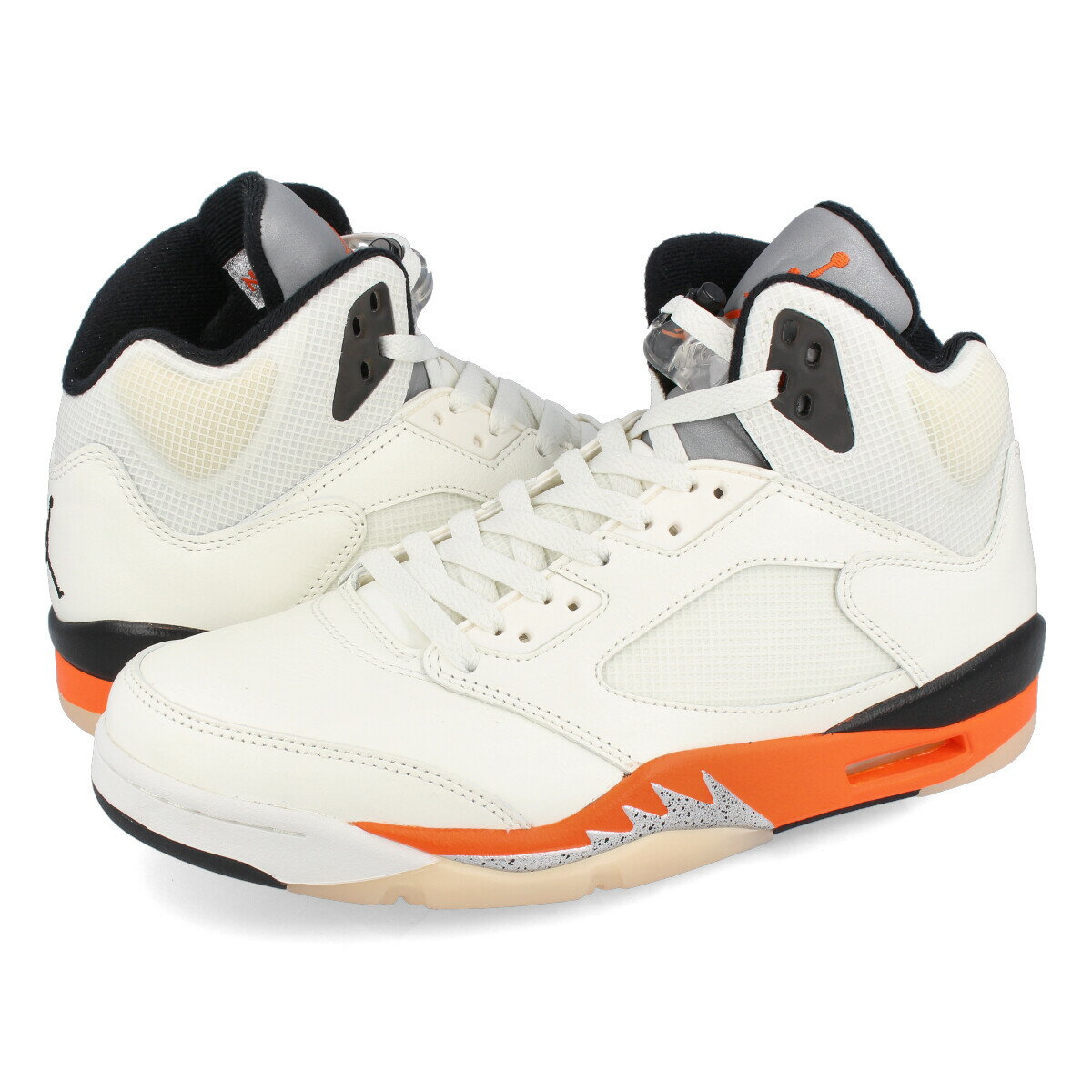 NIKE AIR JORDAN 5 RETRO ナイキ エア ジョーダン 5 レトロ SAIL/ORANGE BLAZE/METALLIC SILVER/BLACK dc1060-100