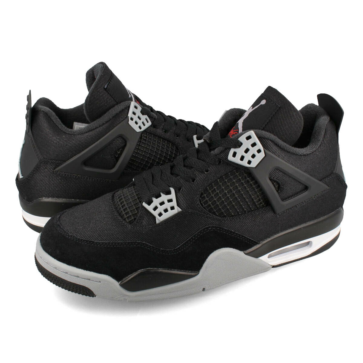 15時迄のご注文で即日発送可 NIKE AIR JORDAN 4 RETRO SE 【BLACK CANVAS】 ナイキ エア ジョーダン 4 レトロ SE BLACK/LIGHT STEEL GREY/WHITE/FIRE RED dh7138-006