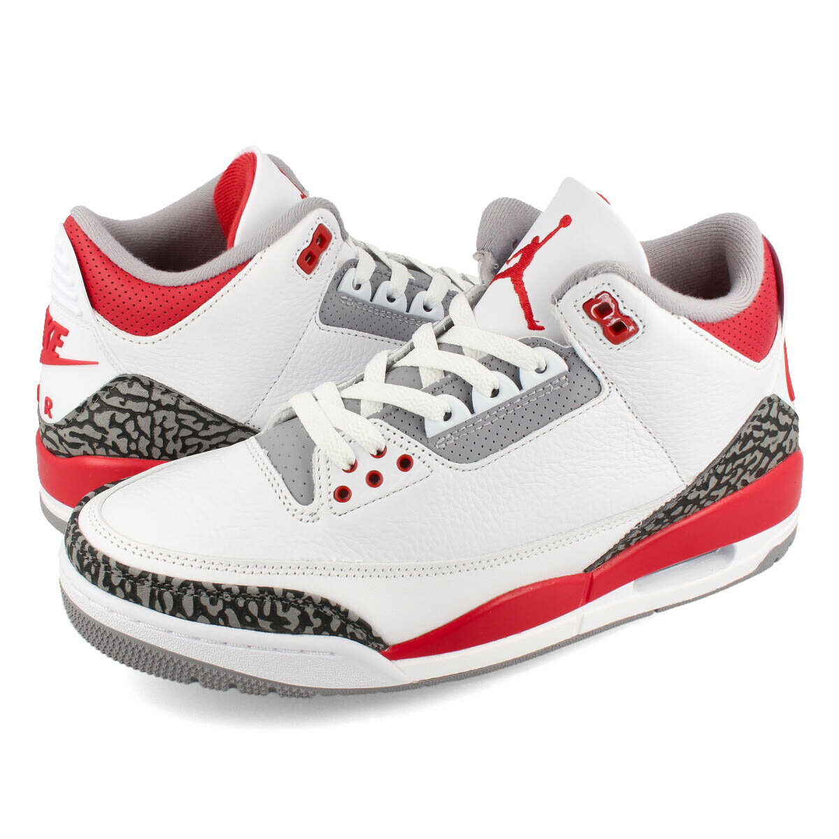 15時迄のご注文で即日発送可 NIKE AIR JORDAN 3 RETRO OG ナイキ エア ジョーダン 3 レトロ OG WHITE/FIRE RED/NEUTRAL GREY/BLACK dn3707-160