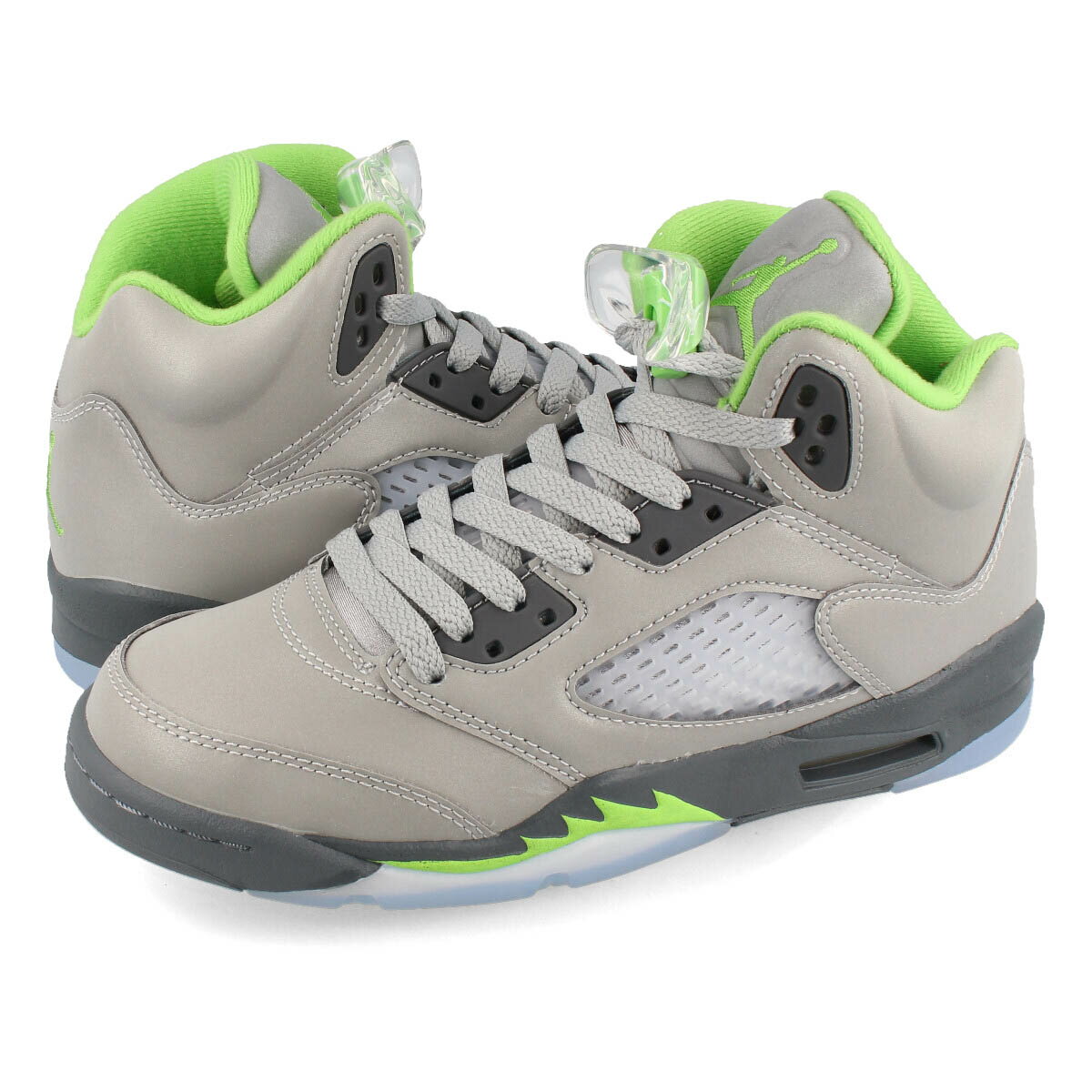 15時迄のご注文で即日発送可 NIKE AIR JORDAN 5 RETRO GS ナイキ エア ジョーダン 5 レトロ GS SILVER/GREEN BEAN/FLINT GREY dq3734-003