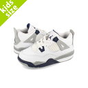 15時迄のご注文で即日発送可 NIKE AIR JORDAN 4 RETRO TD ナイキ エア ジョーダン 4 レトロ TD ベビー 子ども WHITE/MIDNIGHT NAVY/LIGHT SMOKE GREY/FIRE RED ホワイト ネイビー グレー bq7670-140