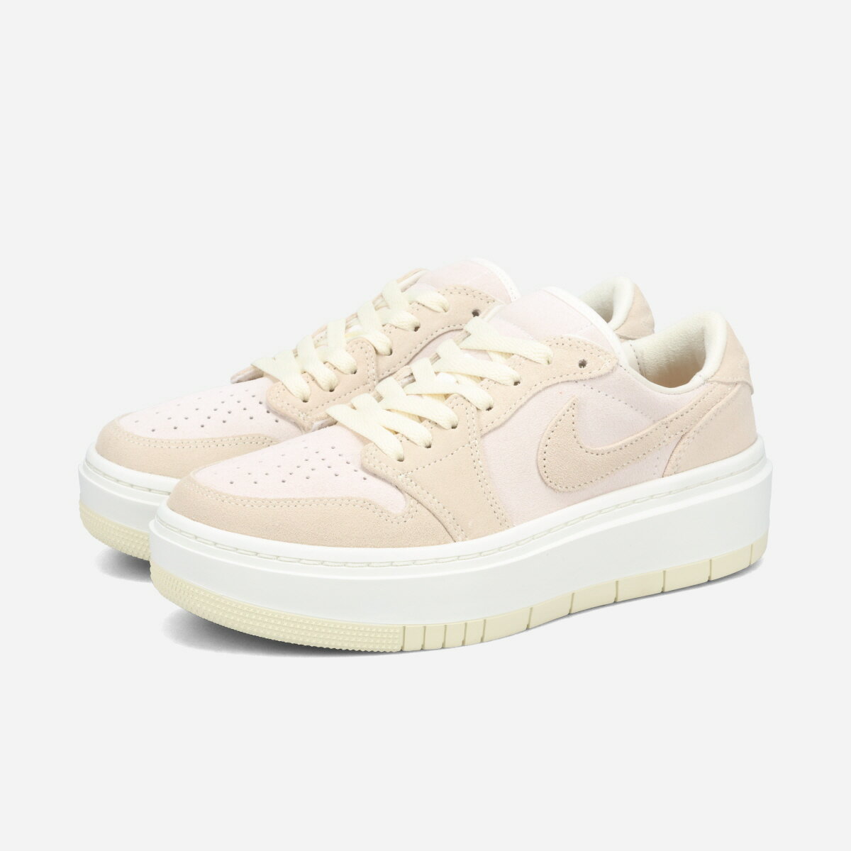 楽天SELECT SHOP LOWTEX15時迄のご注文で即日発送可 NIKE WMNS AIR JORDAN 1 ELEVATE LOW ナイキ ウィメンズ エア ジョーダン 1 エレベイト ロー レディース スニーカー 厚底 SAIL/COCONUT MILK ホワイト ベージュ DH7004-101