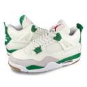 15時迄のご注文で即日発送可 NIKE SB AIR JORDAN 4 RETRO SP ナイキ SB エア ジョーダン 4 レトロ SP メンズ ローカット SAIL/WHITE/PINE GREEN/NEUTRAL GREY ホワイト グリーン ガム DR5415-103