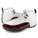 15時迄のご注文で即日発送可 NIKE WMNS AIR JORDAN 12 RETRO SP ナイキ ウィメンズ エア ジョーダン 12 レトロ SP メンズ ハイカット WHITE/BLACK/BURGUNDY CRUSH ホワイト dv6989-100