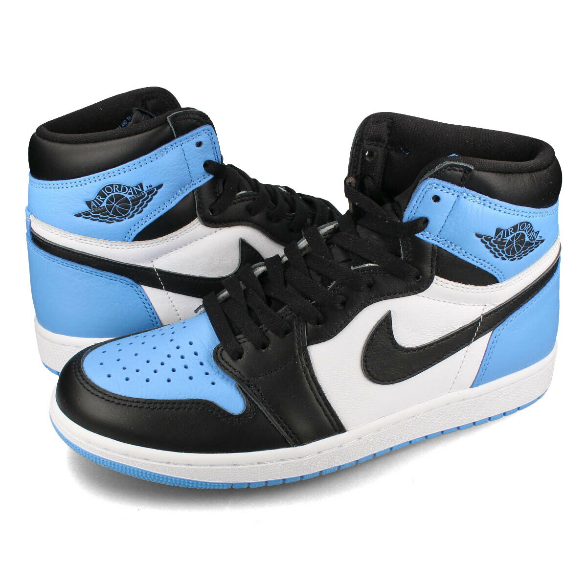 15時迄のご注文で即日発送可 NIKE AIR JORDAN 1 RETRO HIGH OG 【UNC】 ナイキ エア ジョーダン 1 レトロ ハイ OG メンズ ハイカット UNIVERSITY BLUE/BLACK/WHITE ブラック dz5485-400