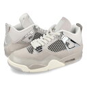 楽天SELECT SHOP LOWTEX15時迄のご注文で即日発送可 NIKE WMNS AIR JORDAN 4 RETRO 【FROZEN MOMENTS】 ナイキ ウィメンズ エア ジョーダン 4 レトロ フローズン モーメンツ メンズ スニーカー ミッドカット LIGHT IRON ORE/SAIL/NEUTRAL GREY グレー AQ9129-001