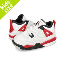 15̂ő NIKE AIR JORDAN 4 RETRO TD iCL GA W[_ 4 g TD xr[ qǂ Xj[J[ [Jbg WHITE/FIRE RED/BLACK zCg bq7670-161