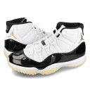 15時迄のご注文で即日発送可 NIKE AIR JORDAN 11 RETRO 【DMP】 ナイキ エア ジョーダン 11 レトロ メンズ スニーカー ハイカット WHITE/METALLIC GOLD/BLACK ホワイト CT8012-170