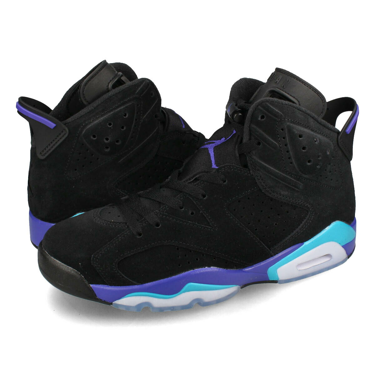 15時迄のご注文で即日発送可 NIKE AIR JORDAN 6 RETRO ナイキ エア ジョーダン 6 レトロ メンズ スニーカー ハイカット BLACK/BRIGHT CONCORD/AQUATONE ブラック ct8529-004