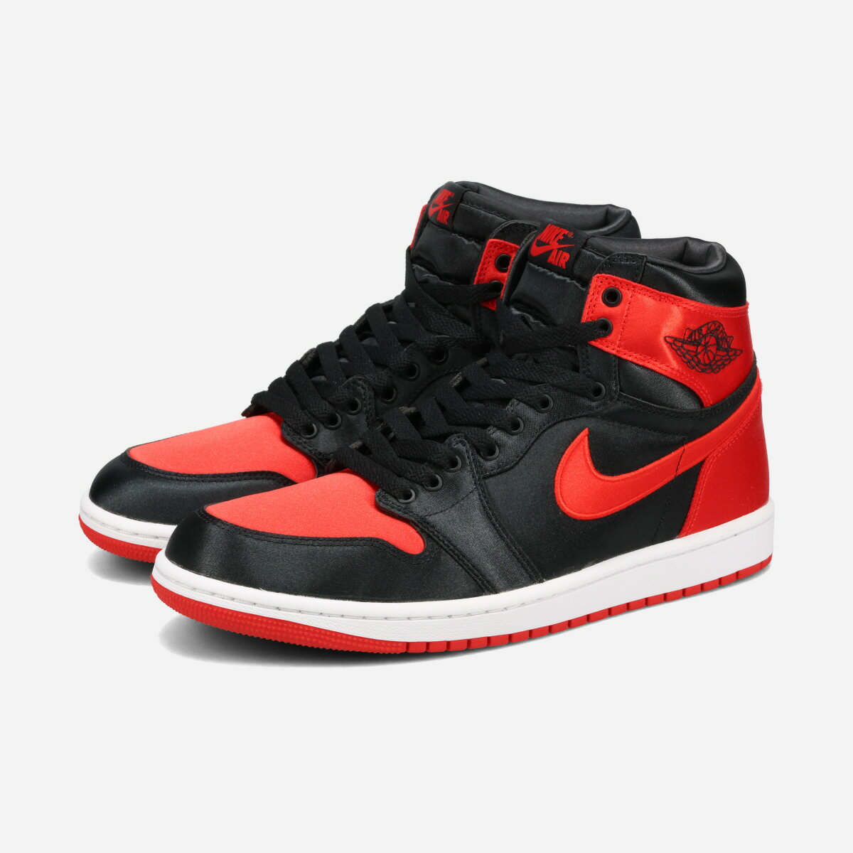 15時迄のご注文で即日発送可 NIKE WMNS AIR JORDAN 1 RETRO HIGH OG 【SATIN BRED】 ナイキ ウィメンズ エア ジョーダン 1 レトロ ハイ OG メンズ レディース スニーカー ハイカット BLACK/UNIVERSITY RED/WHITE ブラック fd4810-061