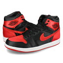 15時迄のご注文で即日発送可 NIKE WMNS AIR JORDAN 1 RETRO HIGH OG 【SATIN BRED】 ナイキ ウィメンズ エア ジョーダン 1 レトロ ハイ OG メンズ レディース スニーカー ハイカット BLACK/UNIVERSITY RED/WHITE ブラック fd4810-061