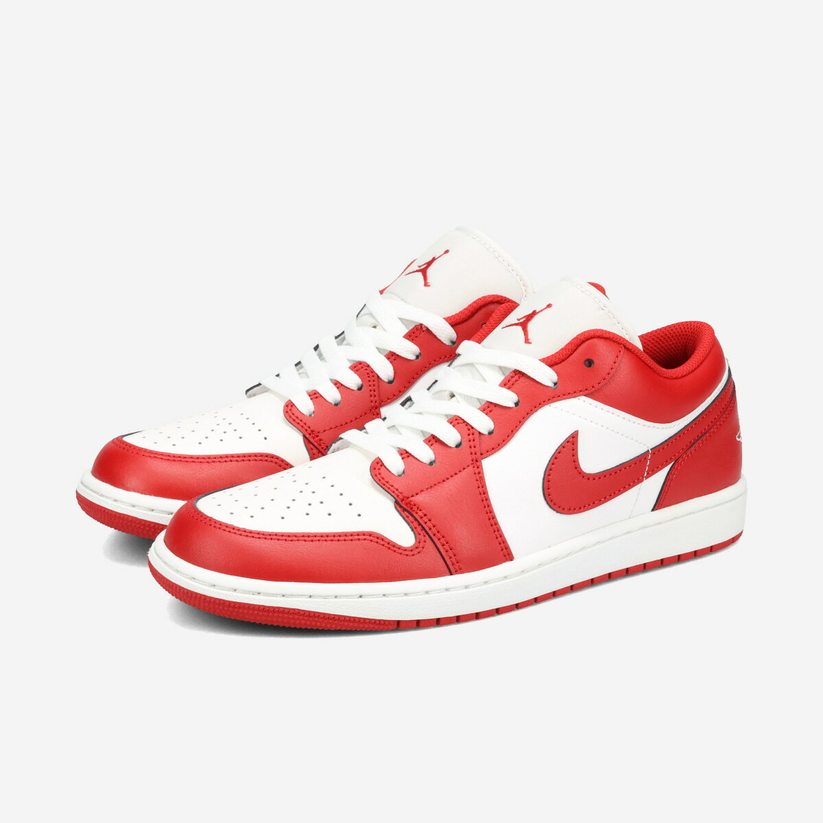 【15,000円均一SALE】 NIKE AIR JORDAN 1 LOW ナイキ エア ジョーダン 1 ロー メンズ スニーカー ローカット SUMMIT WHITE/SUMMIT WHITE/VARSITY RED ホワイト 553558-166