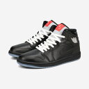 NIKE AIR JORDAN 1 MID SE ナイキ エア ジョーダン 1 ミッド SE 海外限定 日本未発売モデル メンズ スニーカー ミッドカット BLACK/SILVER METALLIC/UNIVERSITY RED ブラック HV5177-010(4)