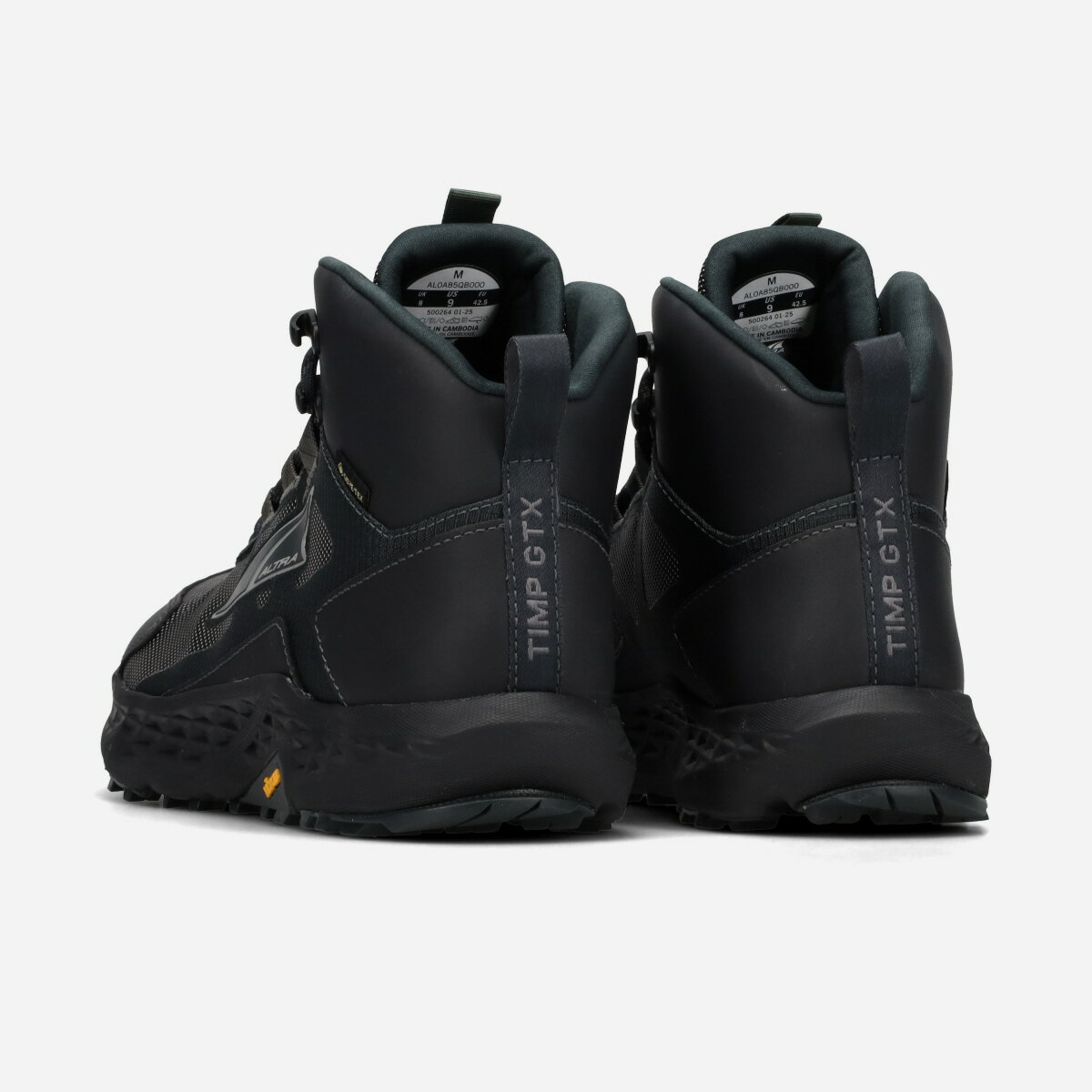 ALTRA TIMP 5 HIKER GTX M アルトラ ティンプ 5 ハイカー ゴアテックス メンズ スニーカー ミッドカット BLACK ブラック AL0A85QB0001