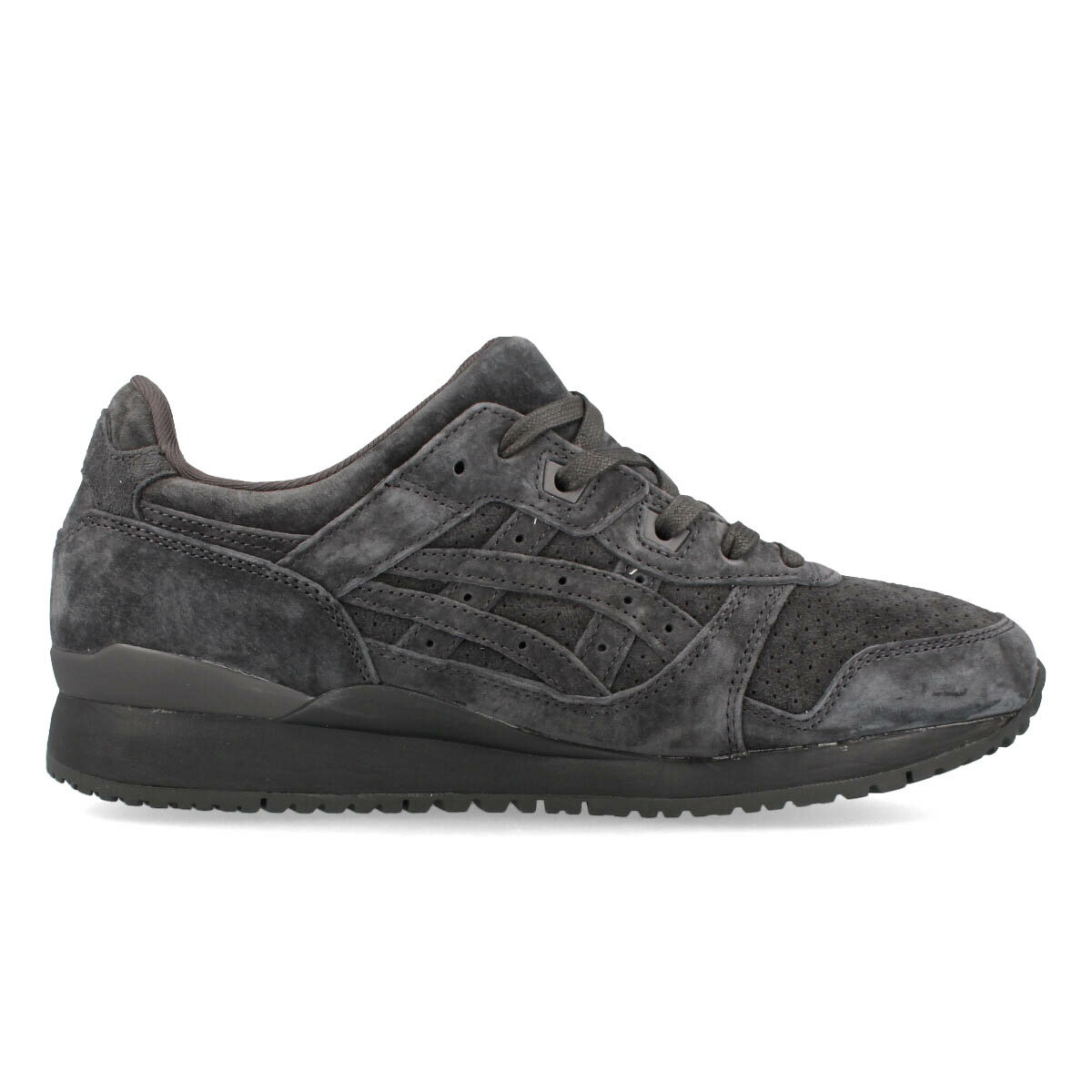 15時までのご注文で即日発送 ASICS SPORTSTYLE GEL-LYTE III OG アシックス スポーツスタイル ゲルライト 3 オージー メンズ レディース スニーカー OBSIDIAN GREY/OBSIDIAN GREY 1201A050-023 LYTE III GEL SPORTSTYLE OG 快適な履き心地が持続します OGは ASICS かかと部にシグネチャーであるGELテクノロジーを組み込むことで衝撃緩衝性を向上させ さらに 履いている時もベロ部がずれにくい設計になっています 甲部分を包み込むようにフィットさせるため足入れ感が良く ベロ部を縦に大きく2分割したスプリットタンを採用しています IIIは 1990年に三ツ井滋之がデザインしたGEL 1990年代初頭を飾ったそのオリジナルの形状と構造を受け継いでいます 0cm試着