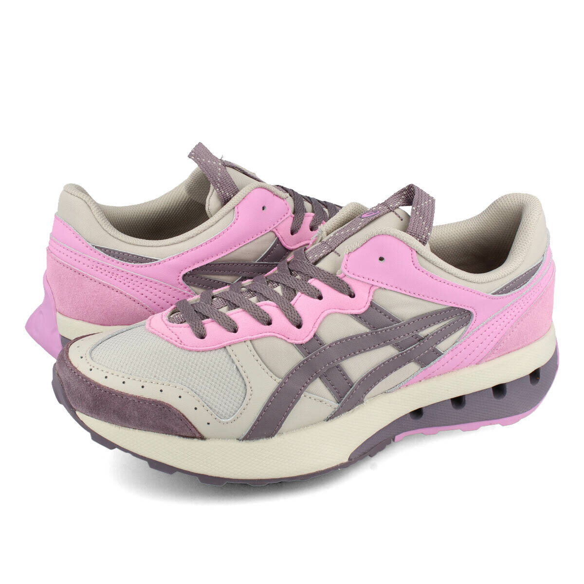 楽天SELECT SHOP LOWTEX【プライスダウン】 15時迄のご注文で即日発送可 ASICS SPORTSTYLE UN1-S JOGGER X81 【KIKO KOSTADINOV】 アシックス スポーツスタイル UN1-S ジョガー X81 OYSTER GREY/LILAC CHIFFON 1201a743-020